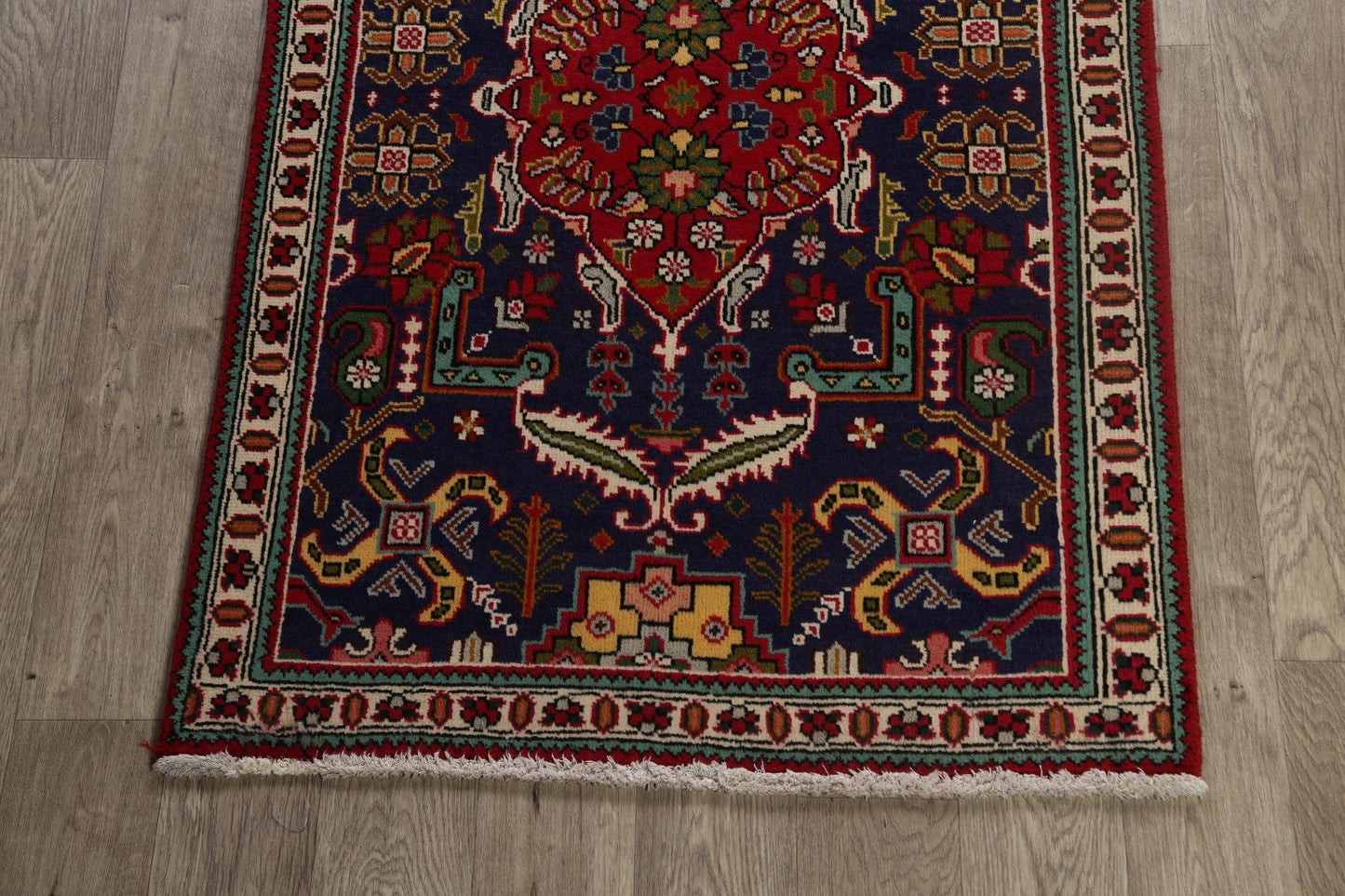 Geometric Tabriz Persian Area Rug 3x5