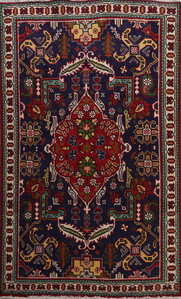 Geometric Tabriz Persian Area Rug 3x5