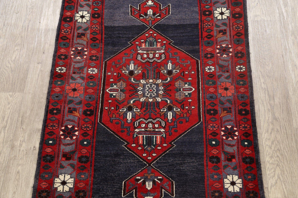 Geometric Hamedan Persian Area Rug 3x5