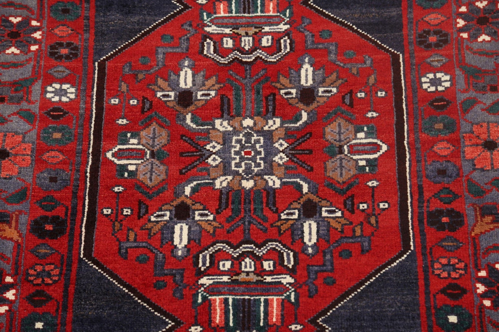 Geometric Hamedan Persian Area Rug 3x5