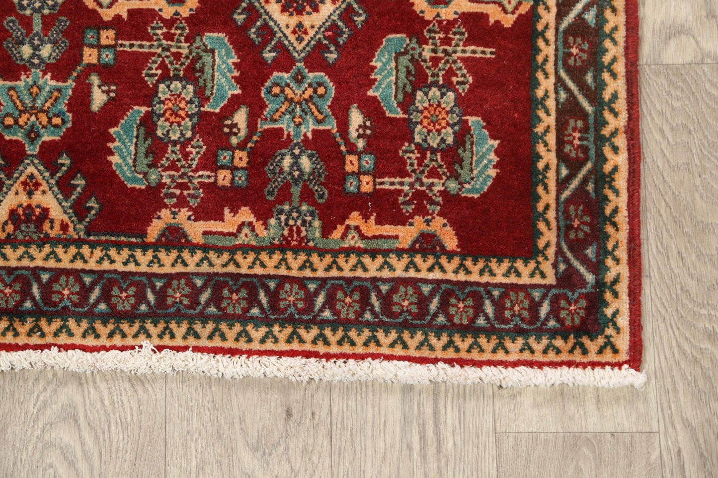 Geometric Shiraz Kashkoli Persian Area Rug 4x5