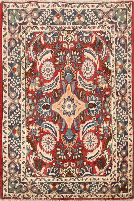 100% Vegetable Dye Bakhtiari Persian Area Rug 4x5