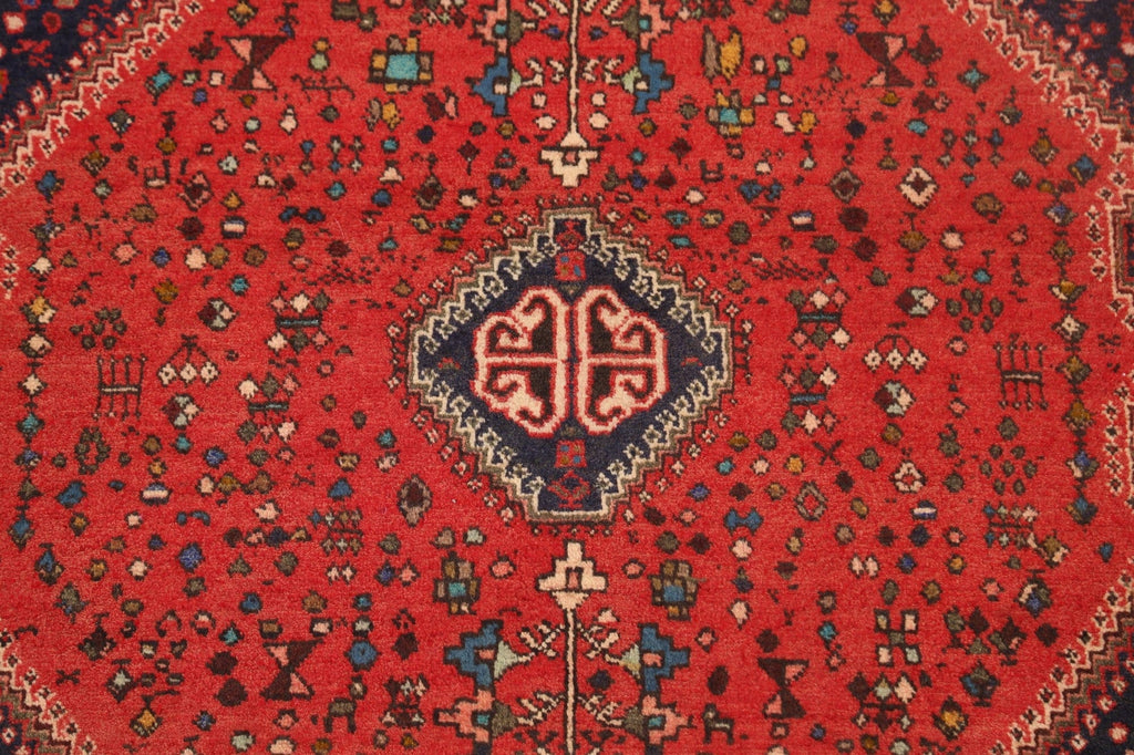 100% Vegetable Dye Abadeh Persian Area Rug 3x5