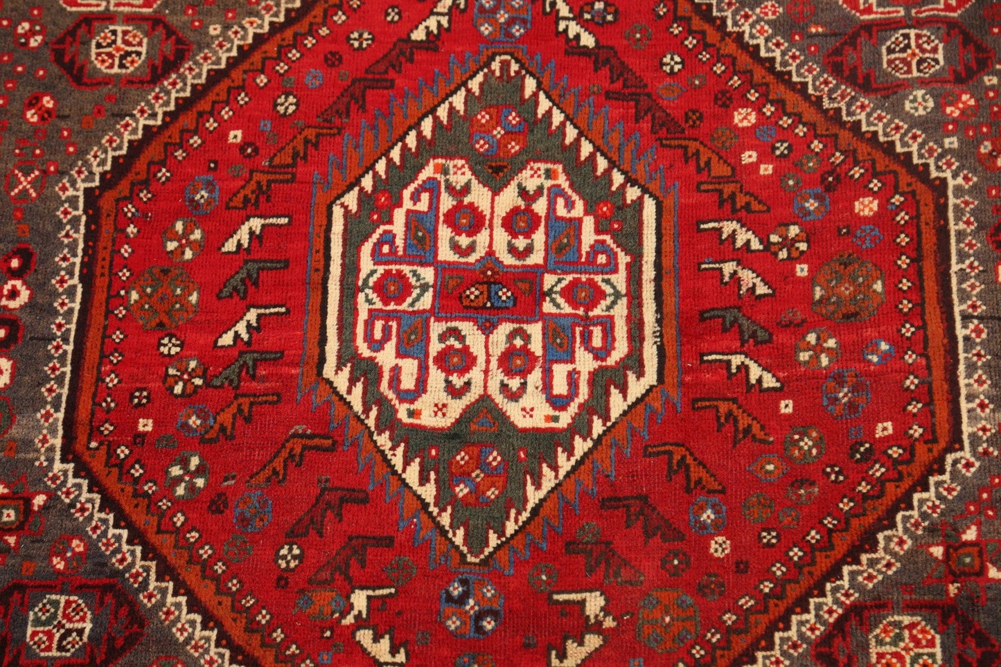 Geometric Shiraz Persian Area Rug 4x5