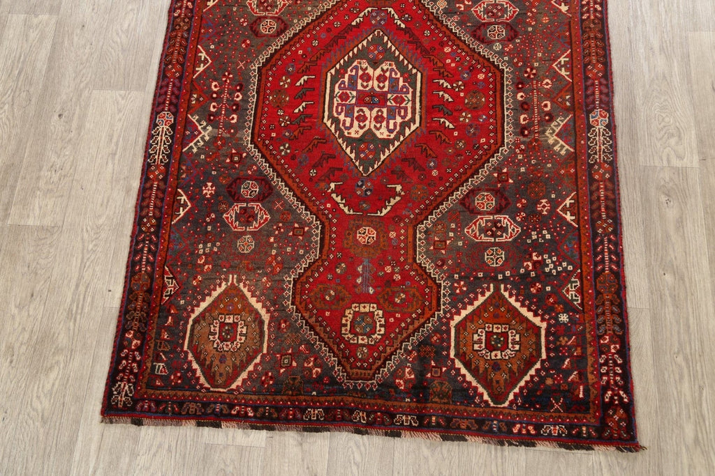 Geometric Shiraz Persian Area Rug 4x5