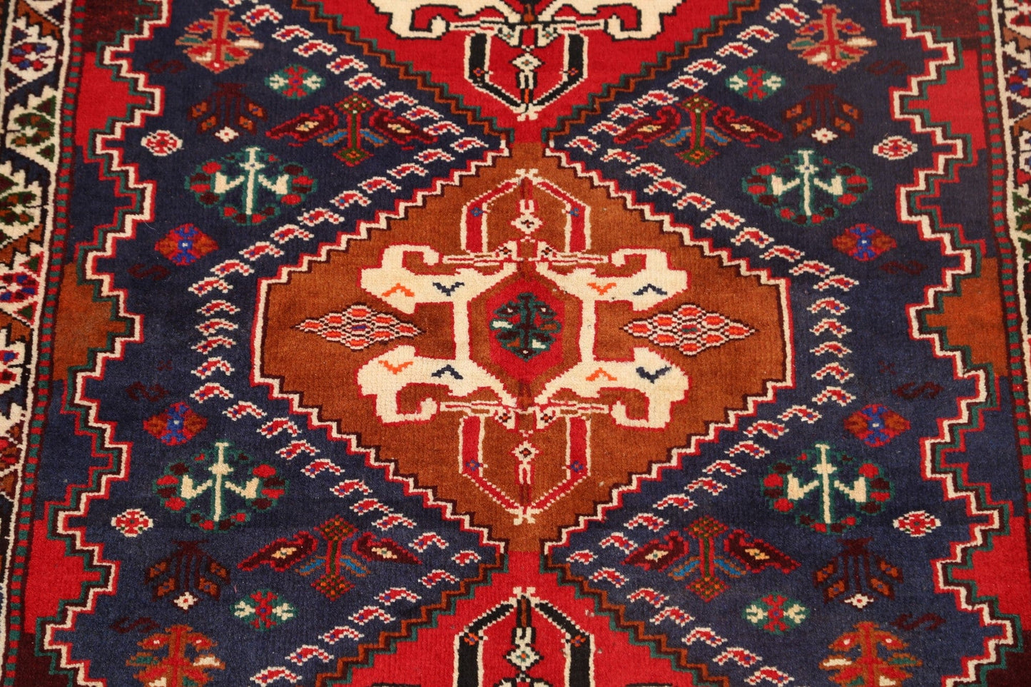 Geometric Shiraz Persian Area Rug 3x5