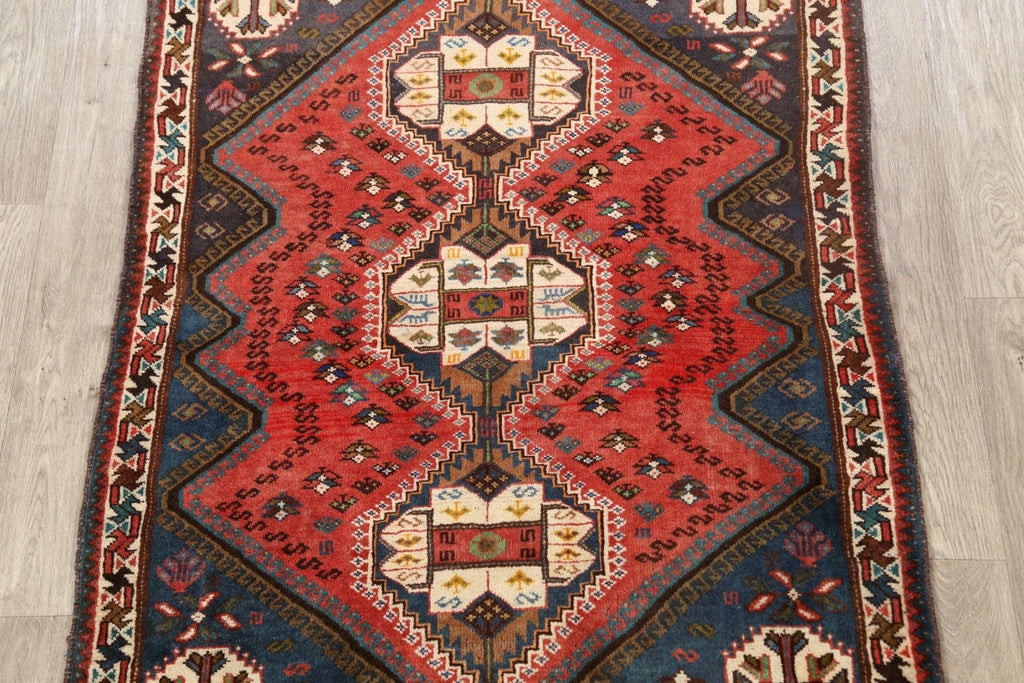 Geometric Shiraz Persian Area Rug 4x5