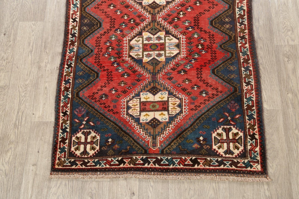 Geometric Shiraz Persian Area Rug 4x5