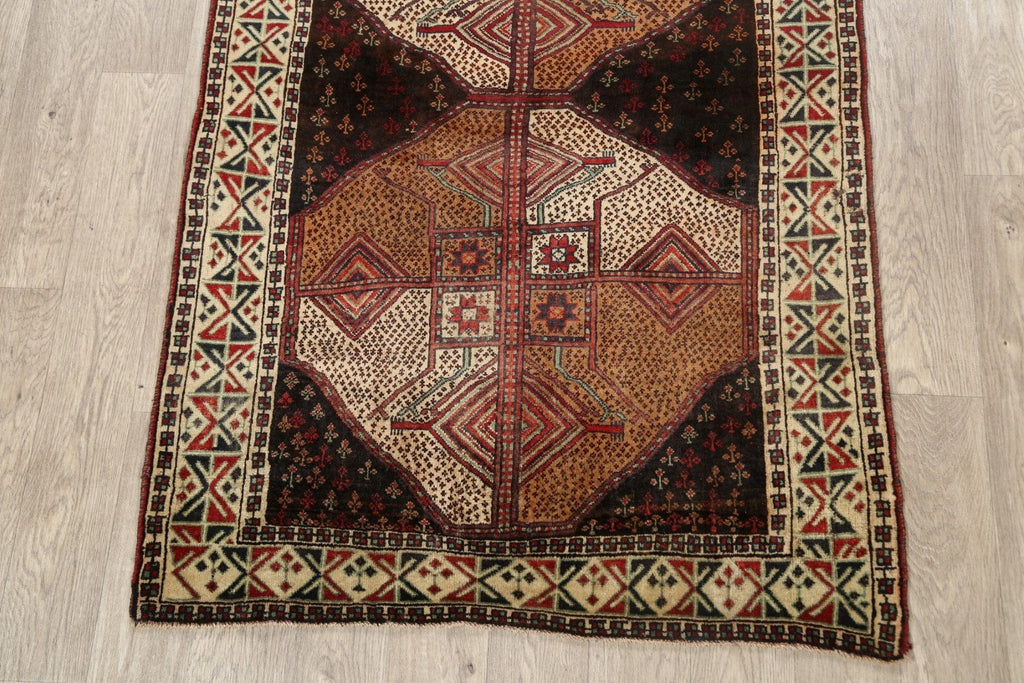 Geometric Yalameh Persian Area Rug 4x6