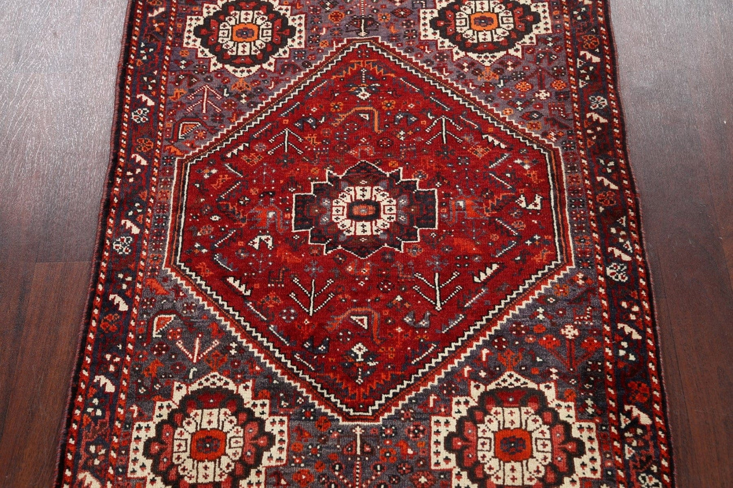 Geometric Shiraz Persian Area Rug 4x5