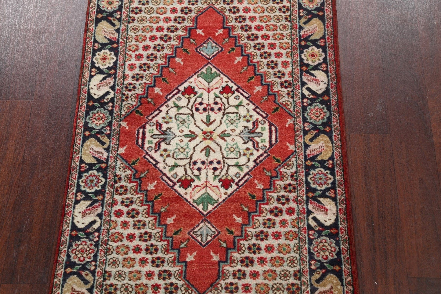 Animal Pictorial Tabriz Persian Area Rug 3x4