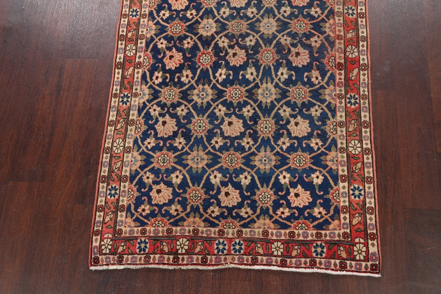 Antique Vegetable Dye Isfahan Persian Area Rug 3x5