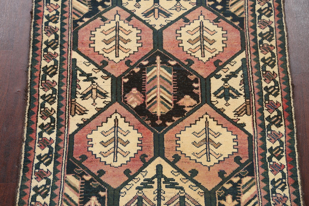 Geometric Bakhtiari Persian Runner Rug 3x9