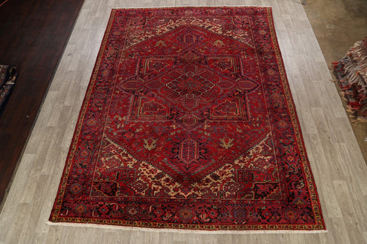 100% Vegetable Dye Heriz Persian Area Rug 9x12