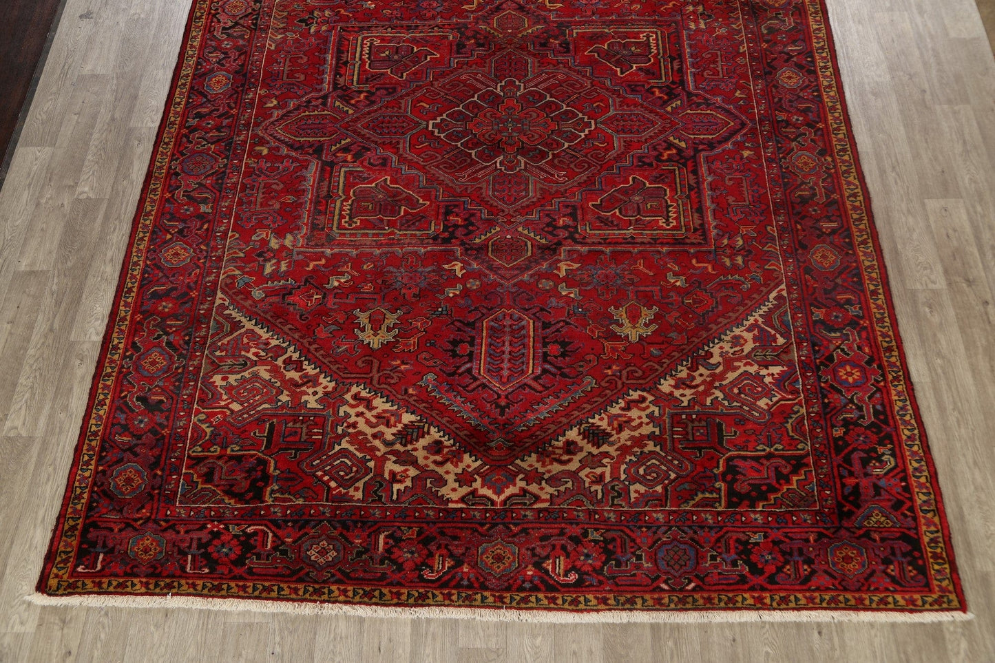 100% Vegetable Dye Heriz Persian Area Rug 9x12