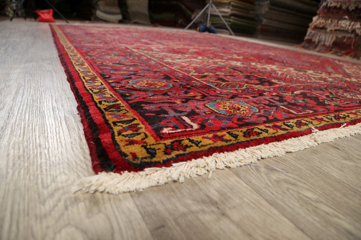 100% Vegetable Dye Heriz Persian Area Rug 9x12