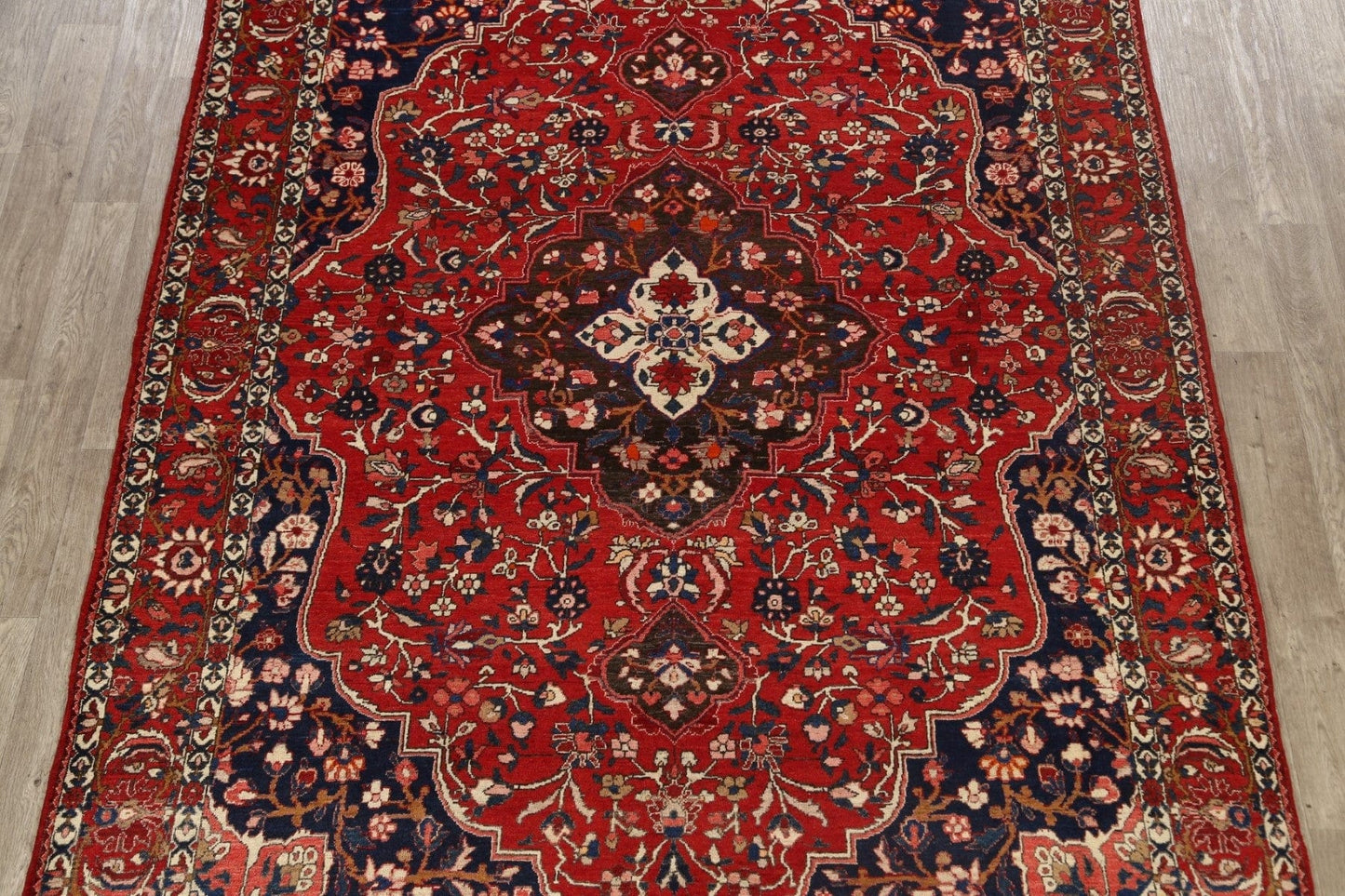 Floral Bakhtiari Persian Area Rug 7x10