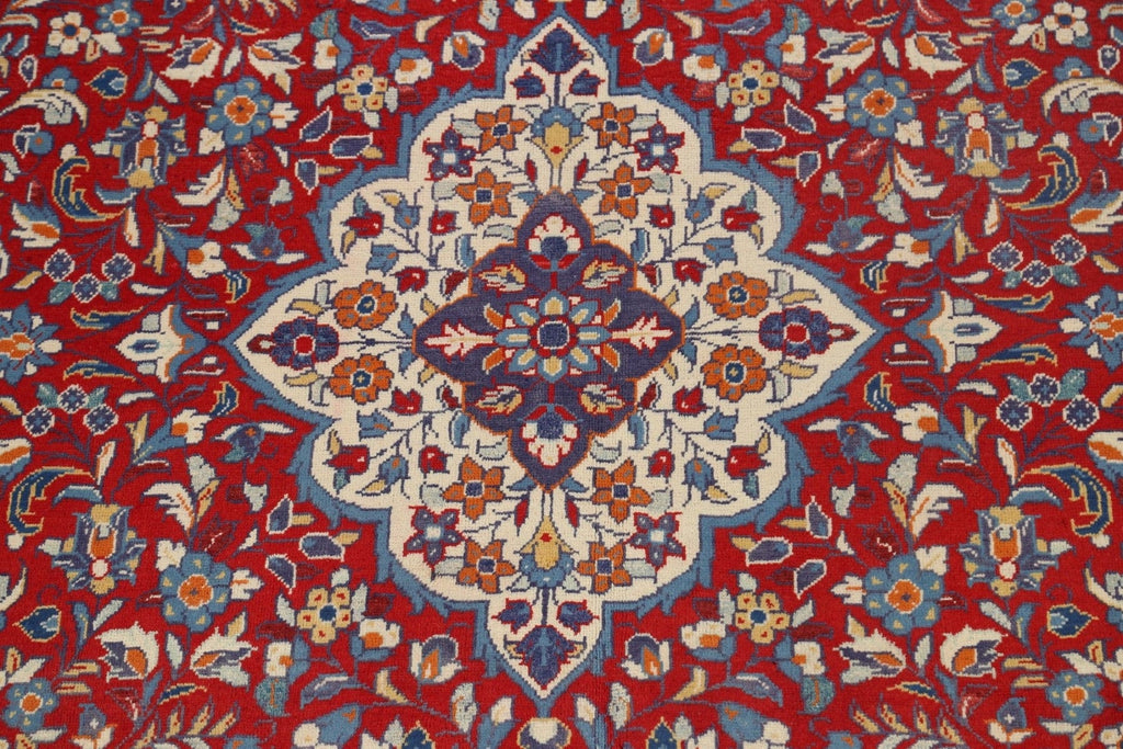 Floral Sarouk Persian Area Rug 7x11