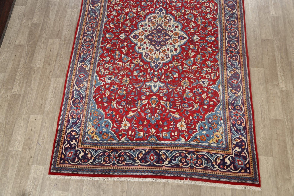 Floral Sarouk Persian Area Rug 7x11