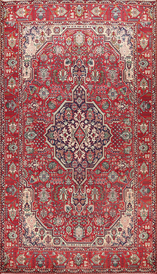 Geometric Tabriz Persian Area Rug 7x10