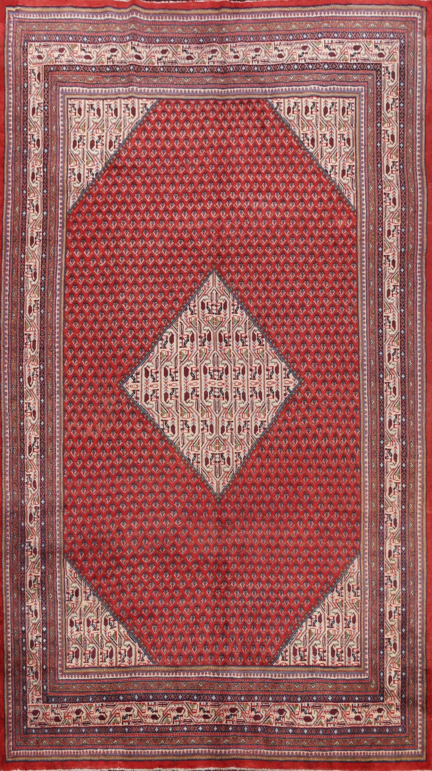 Boteh Botemir Persian Area Rug 7x11