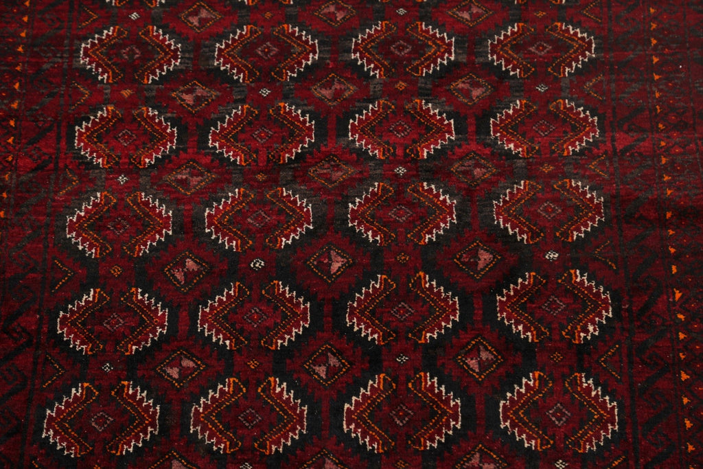 Geometric Balouch Persian Area Rug 3x6