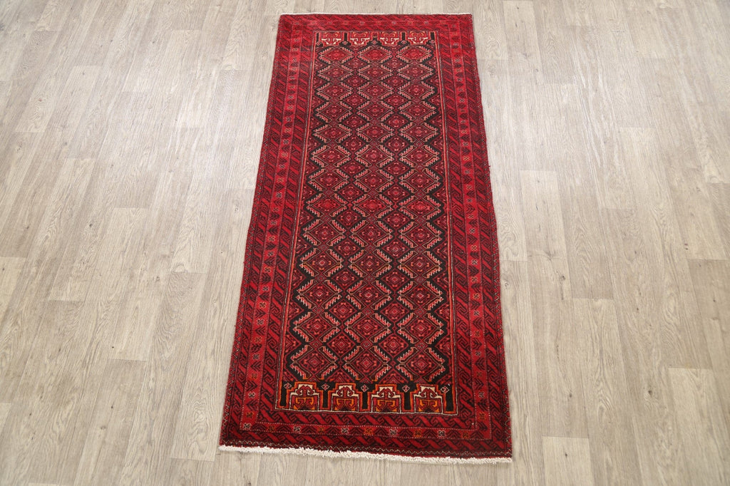 Geometric Balouch Persian Area Rug 3x6