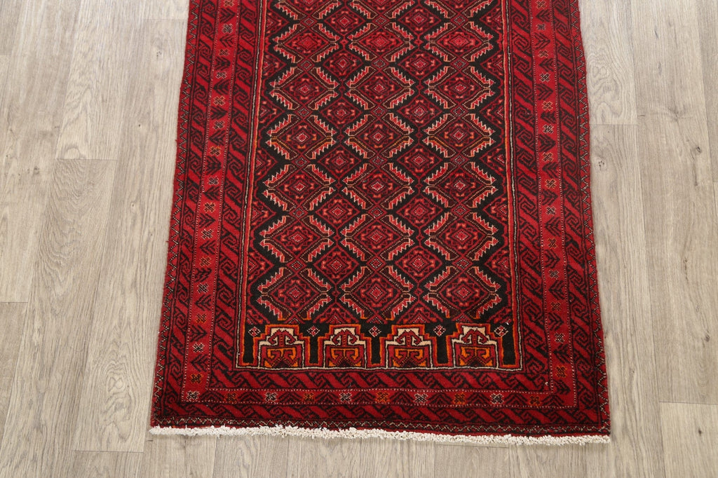 Geometric Balouch Persian Area Rug 3x6