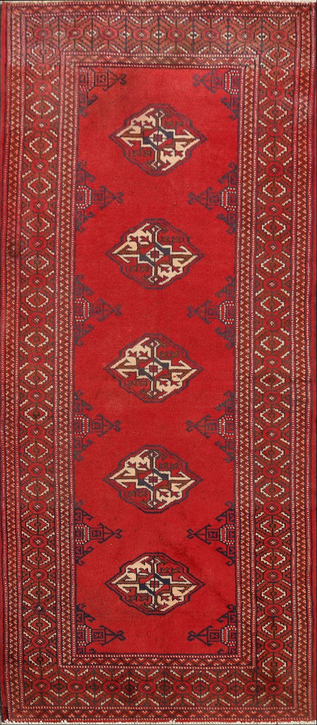 Geometric Balouch Persian Area Rug 3x6