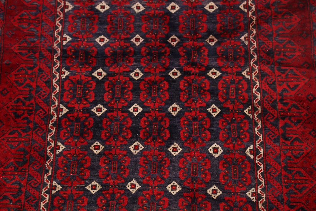 Geometric Balouch Persian Area Rug 3x6