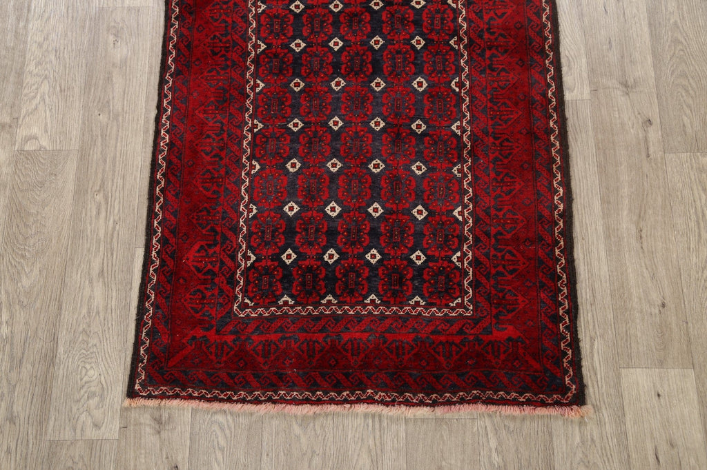 Geometric Balouch Persian Area Rug 3x6