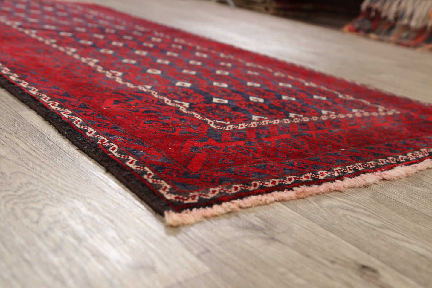 Geometric Balouch Persian Area Rug 3x6