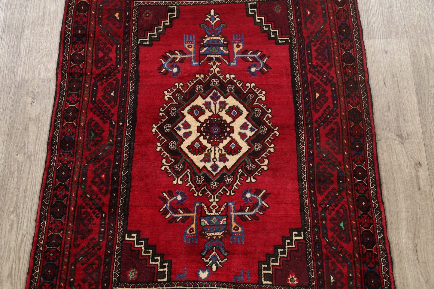 Geometric Balouch Persian Area Rug 3x5