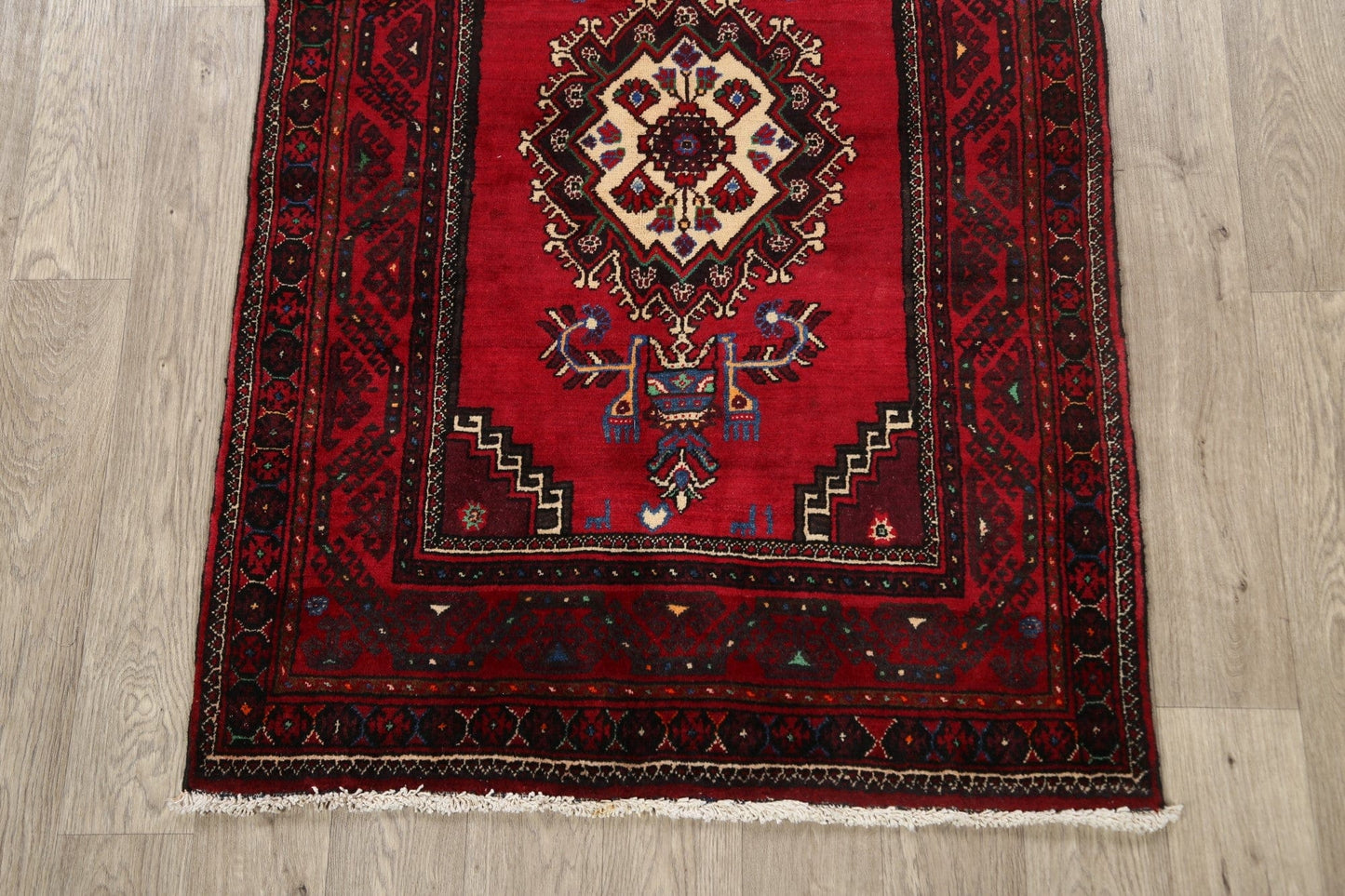 Geometric Balouch Persian Area Rug 3x5