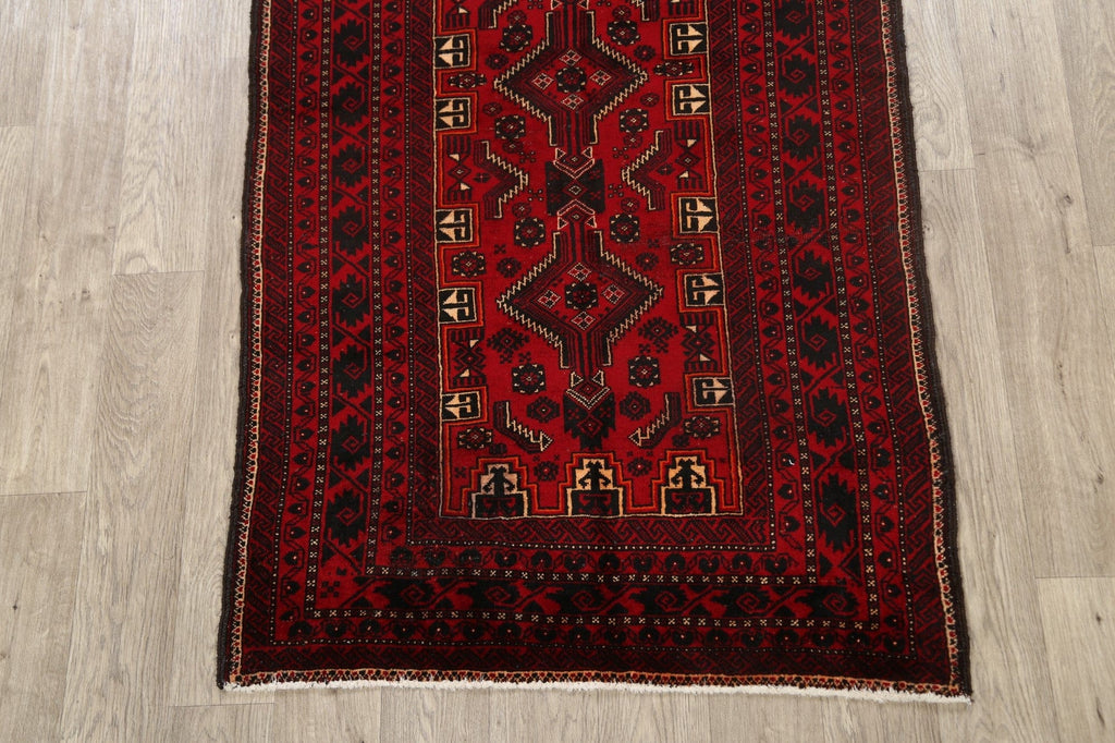 Geometric Balouch Persian Area Rug 3x6