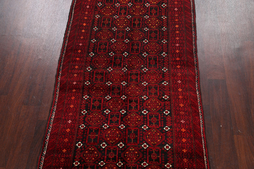 Geometric Balouch Persian Area Rug 3x6