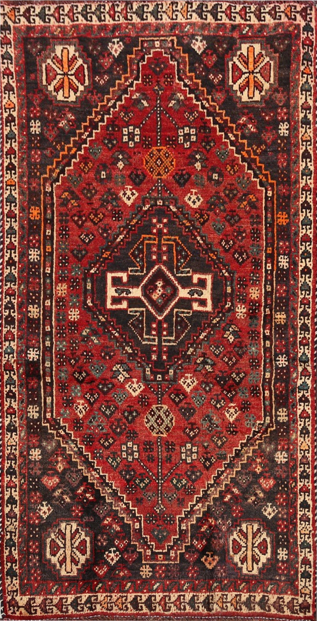 Geometric Shiraz Persian Area Rug 3x5