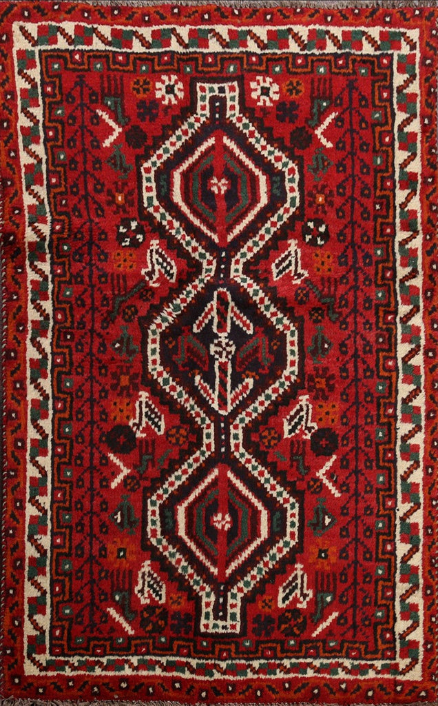 Geometric Shiraz Persian Area Rug 3x5