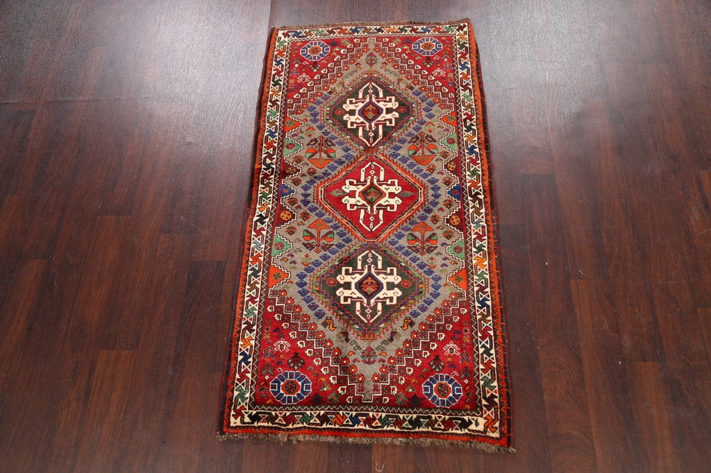 100% Vegetable Dye Abadeh Persian Area Rug 3x5