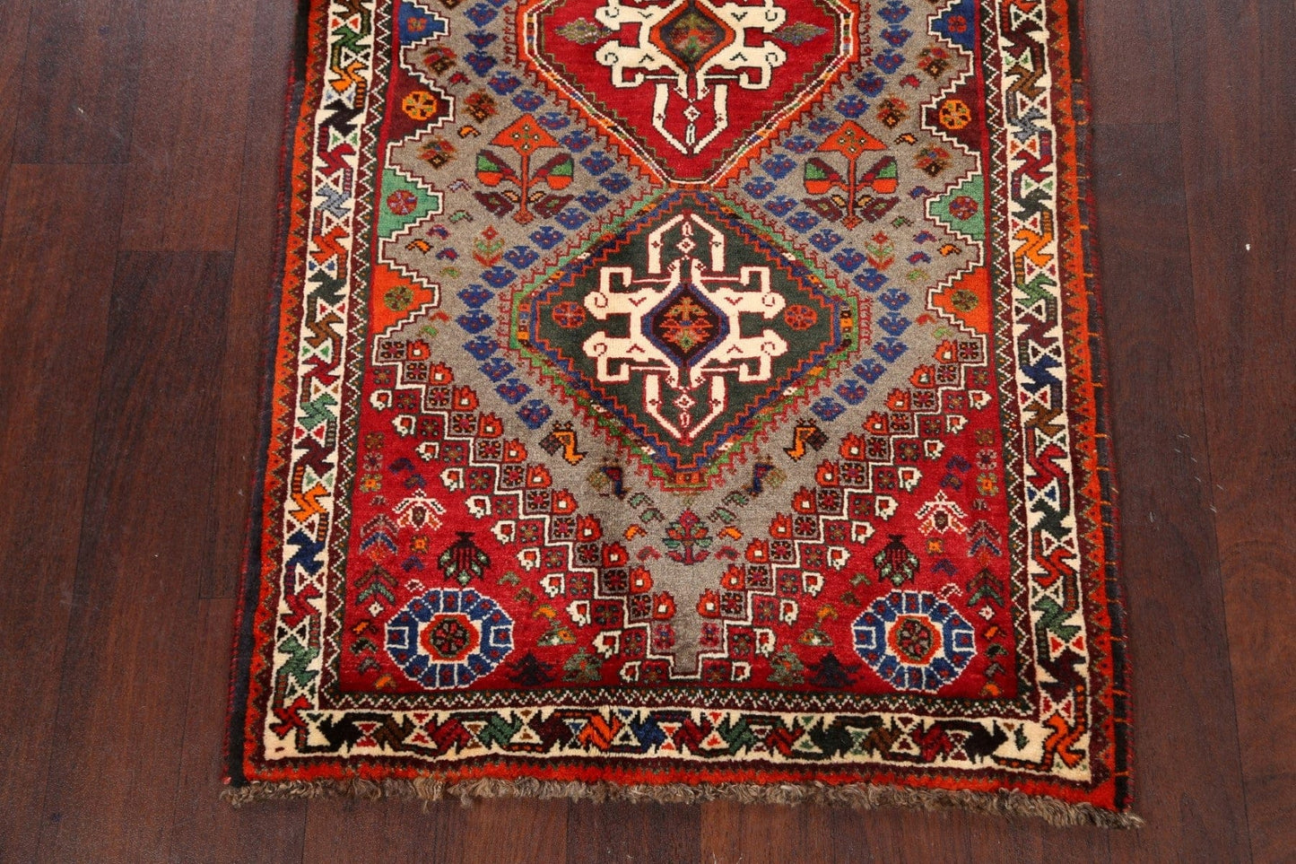 100% Vegetable Dye Abadeh Persian Area Rug 3x5