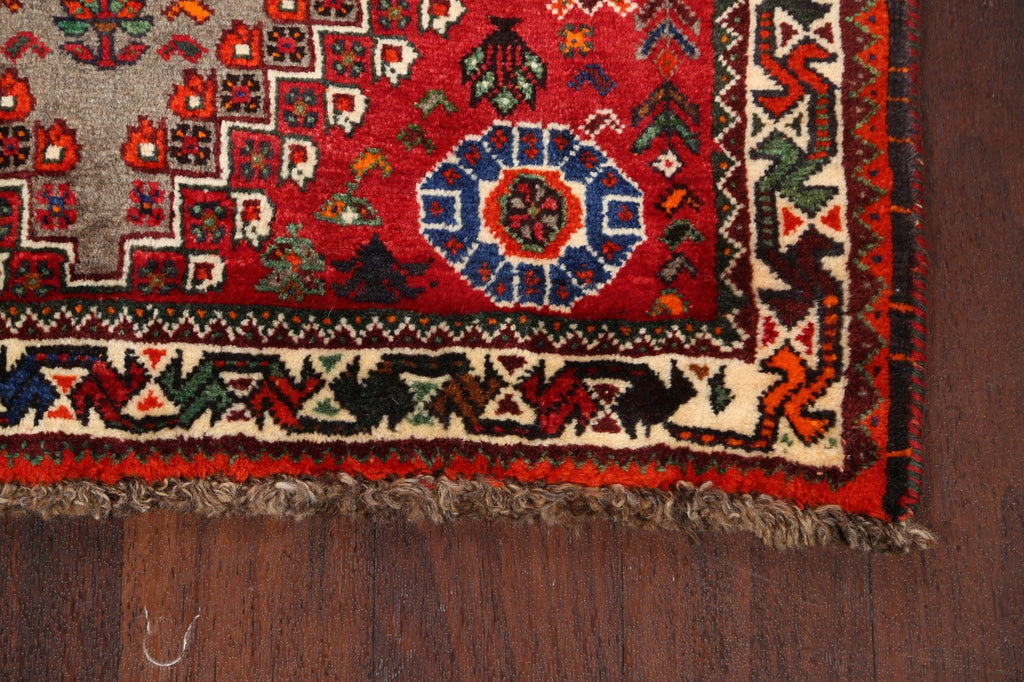 100% Vegetable Dye Abadeh Persian Area Rug 3x5