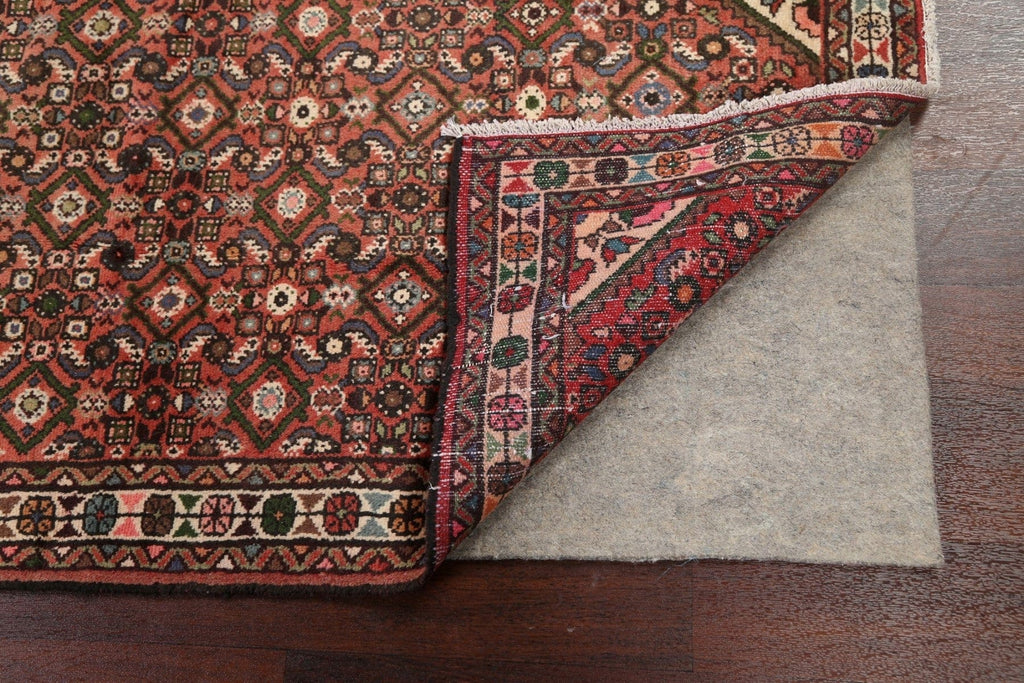 Geometric Hamedan Persian Area Rug 3x6