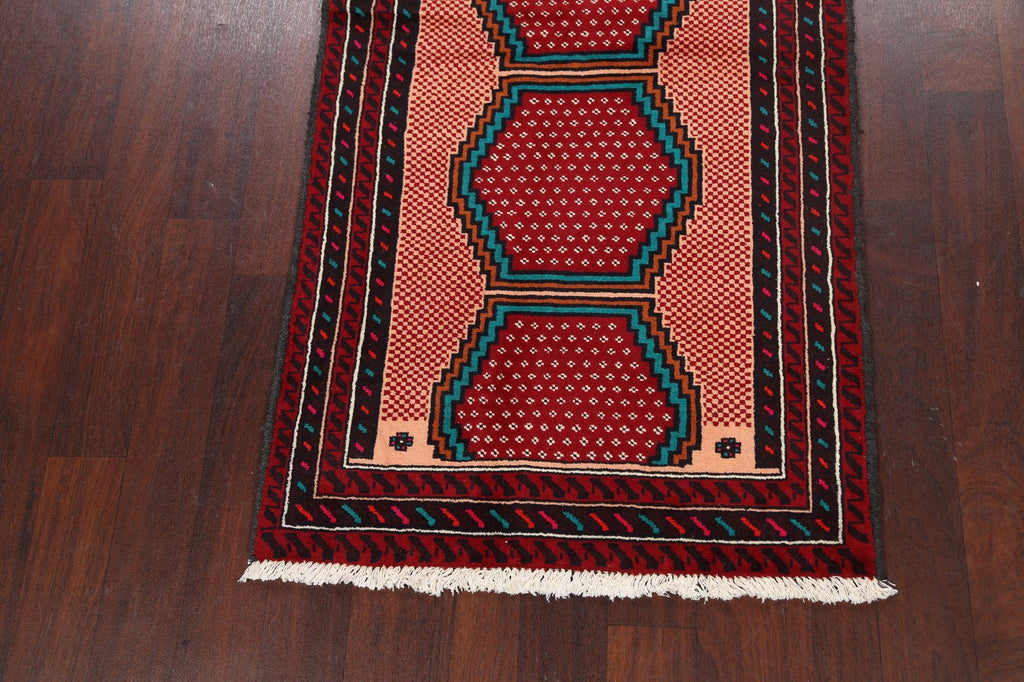 Geometric Balouch Persian Area Rug 3x6