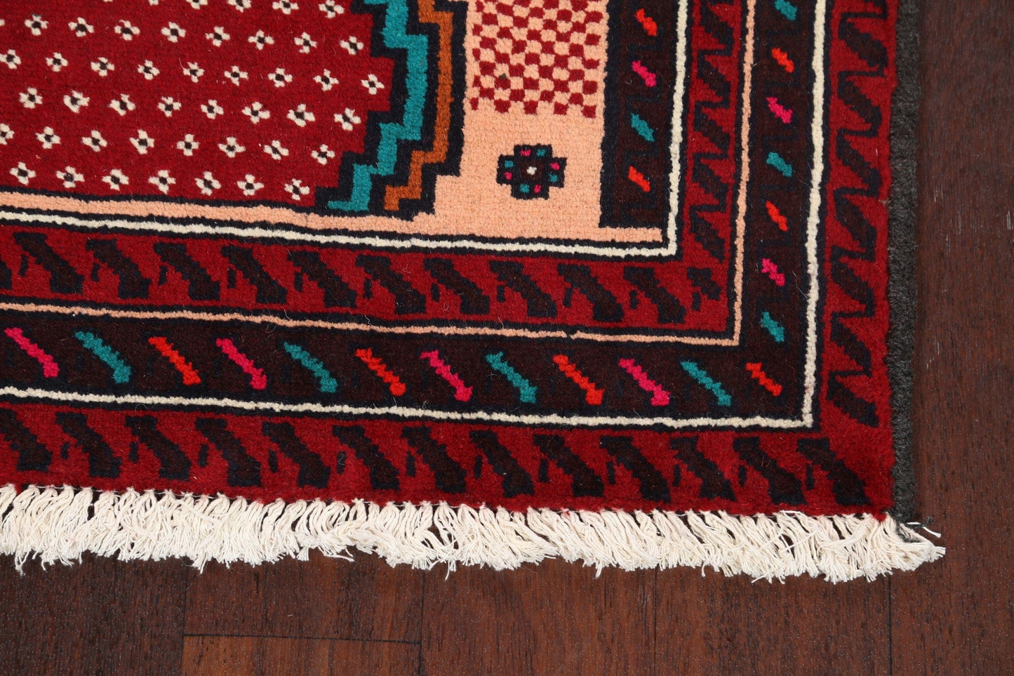 Geometric Balouch Persian Area Rug 3x6