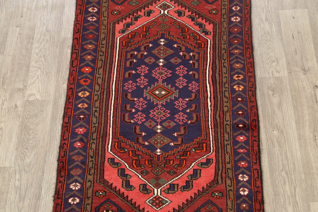 Geometric Hamedan Persian Area Rug 3x5