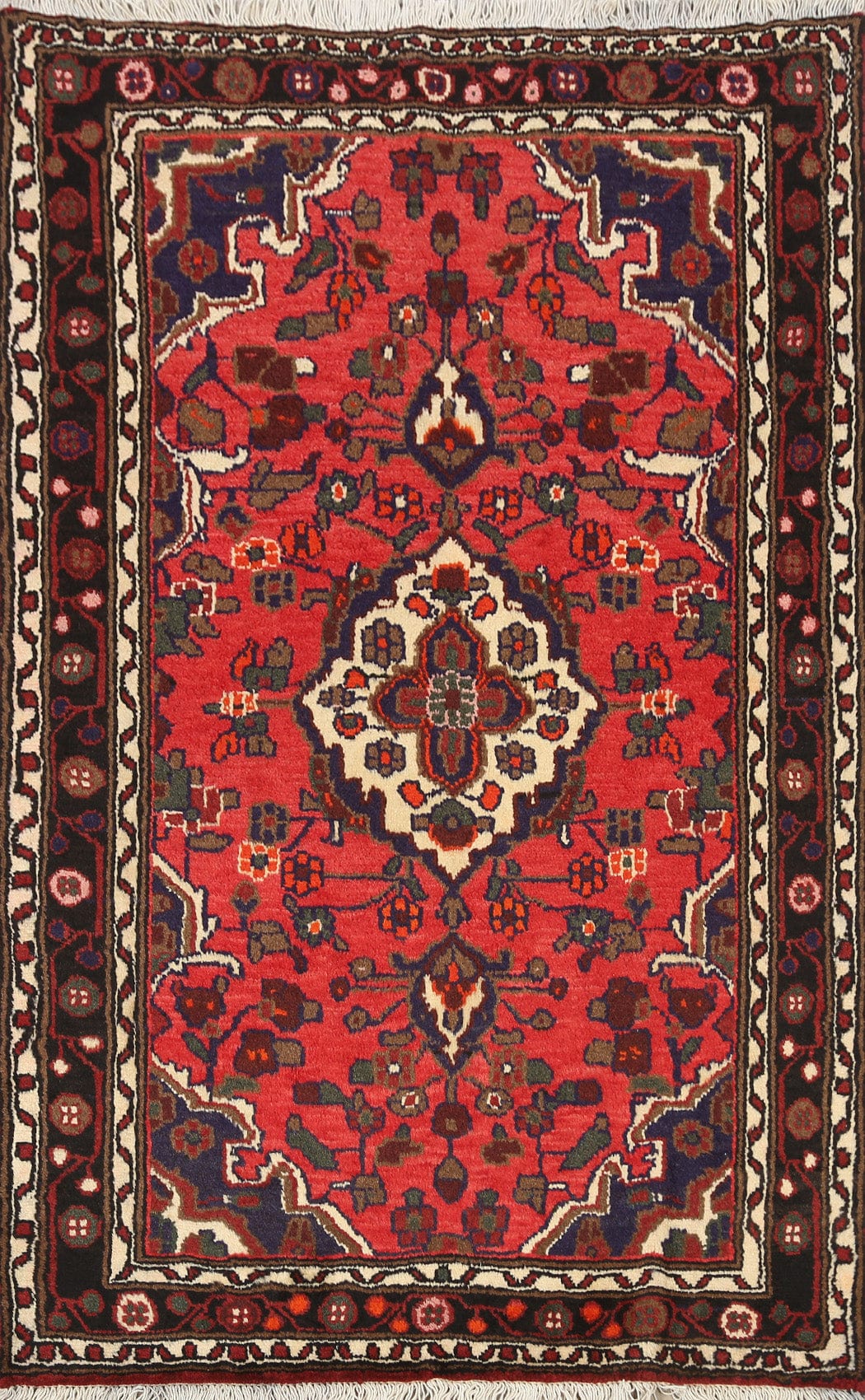 Floral Hamedan Persian Area Rug 3x5