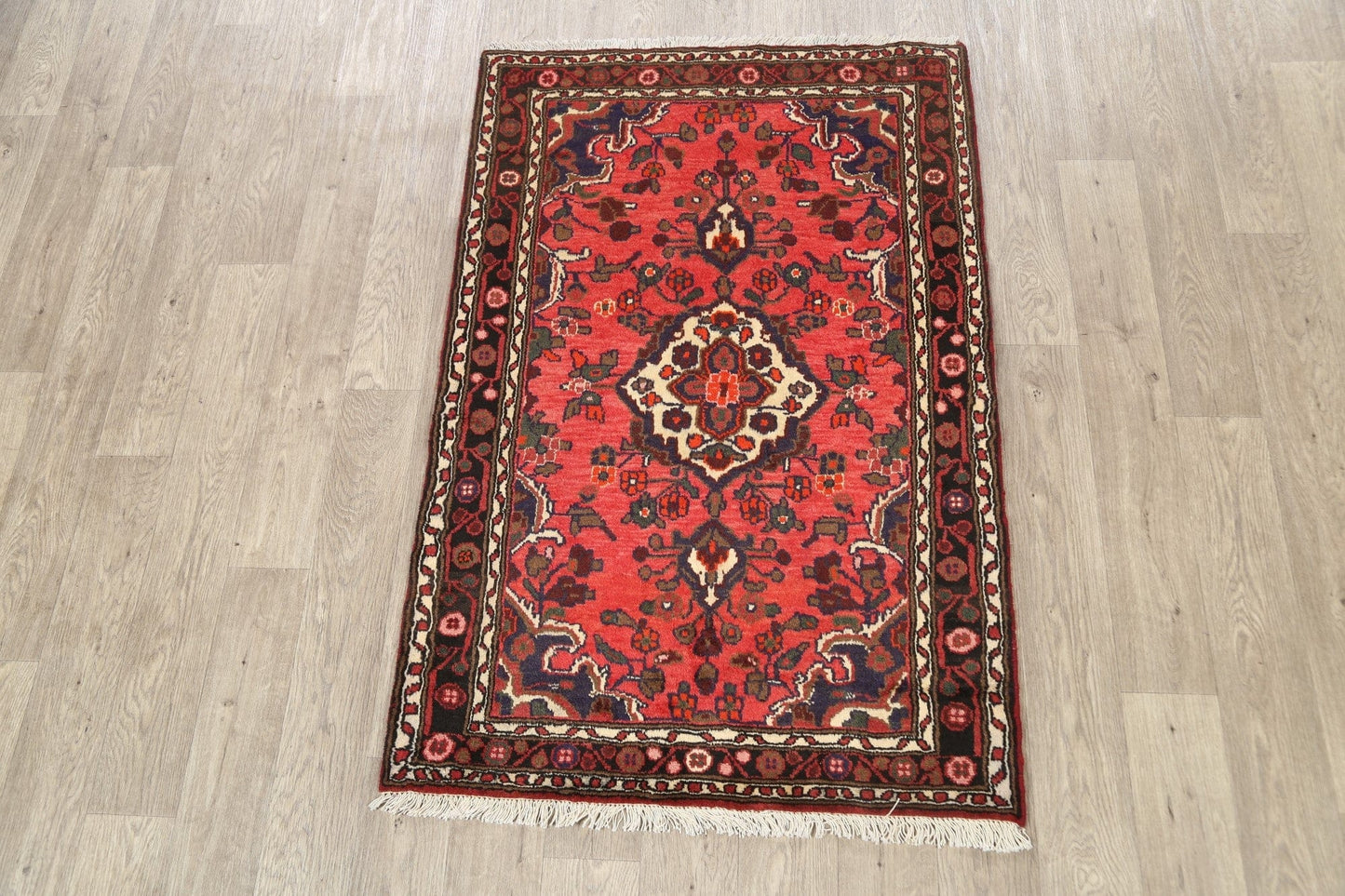 Floral Hamedan Persian Area Rug 3x5