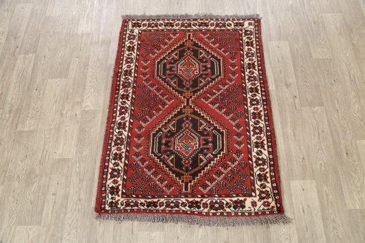 Geometric Shiraz Persian Area Rug 4x5