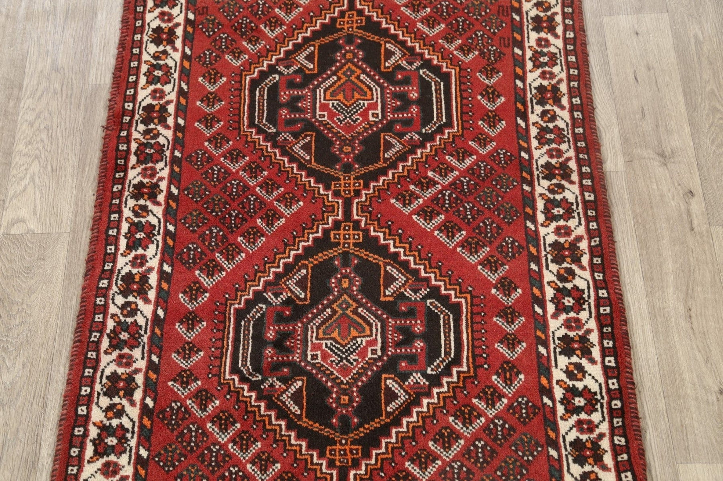 Geometric Shiraz Persian Area Rug 4x5