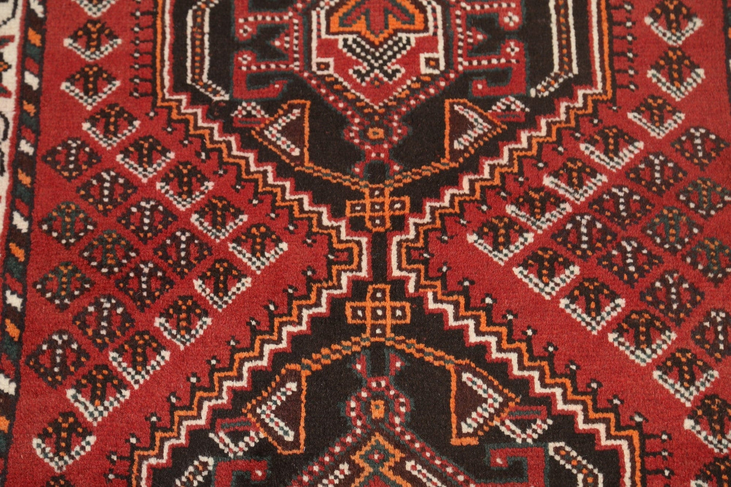 Geometric Shiraz Persian Area Rug 4x5